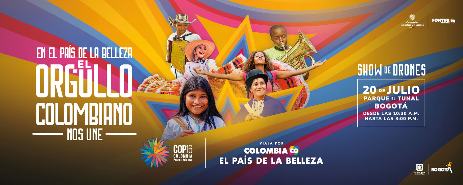 Celebremos el orgullo colombiano este 20 de Julio en el Parque El Tunal