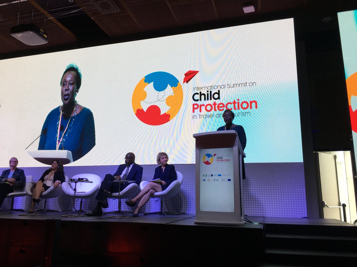 "Escucha las voces, actúa y protege. Empodera a los niños como actores del cambio". Margaret Akullo, Coordinadora Global del Proyecto GLO.ACT @UNODC
