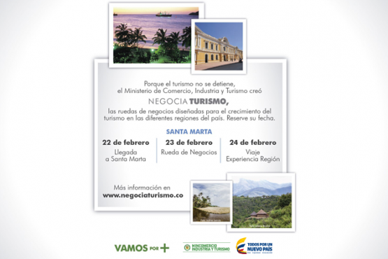 "Negocia Turismo" llega a la ciudad de Santa Marta