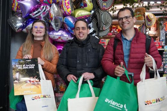 Llegada del turista 6.200.000 a #ElPaísDeLaBelleza