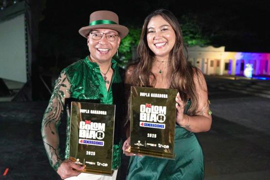 Foto: Fontur Herwin Carre&ntilde;o y Dazzling Geymar, ganadores de Colombiar 4 generaciones.