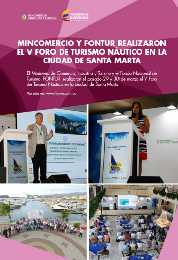 MinComercio y Fontur realizaron el V Foro de Turismo Náutico en la ciudad de Santa Marta